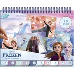 Set créatif avec autocollants, chiffres à coller, Disney Frozen