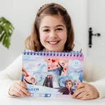 Set créatif avec autocollants, chiffres à coller, Disney Frozen