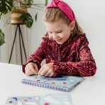 Set créatif avec autocollants, chiffres à coller, Disney Frozen