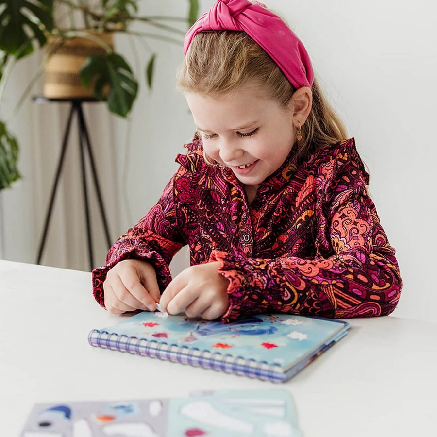 Set créatif avec autocollants, chiffres à coller, Disney Frozen