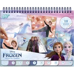 Set créatif avec autocollants, chiffres à coller, Disney Frozen