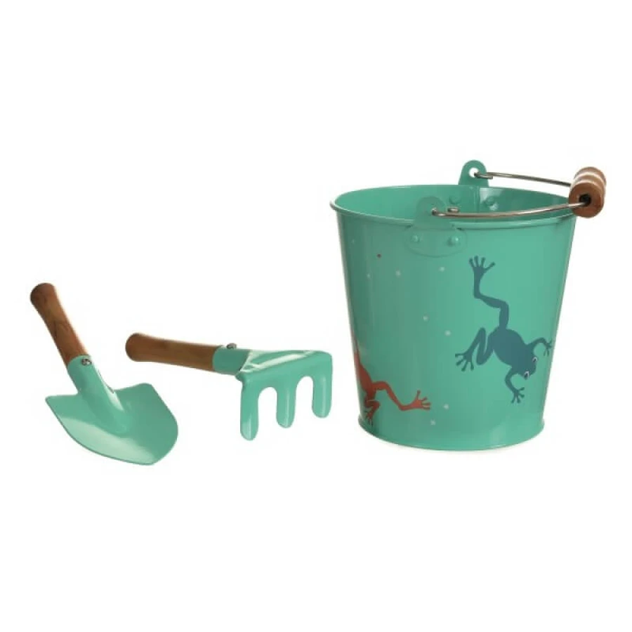 Egmont Gartenarbeitsset, Eimer mit Fröschen