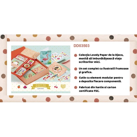 Djeco stationery set, Maria