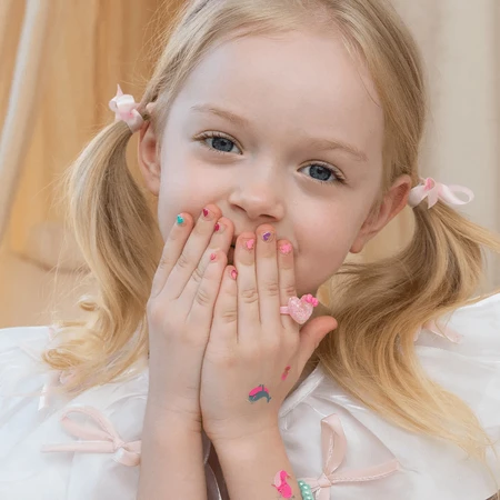 Fancy Me Nagelring und Aufkleber Set