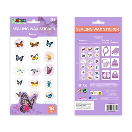 Imitatie zeehond stickers - Insecten, Natural Creations collectie
