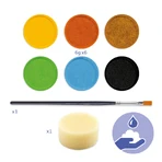 Djeco non-allergic make-up colors, natural