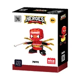 Set di costruzioni Red Mask Hero - supereroe con poteri da ragno, 215 pezzi