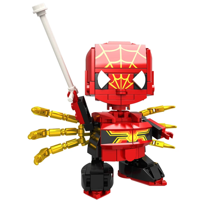 Set construcție Erou Masca Roșie – supererou cu puteri de păianjen, 215 piese