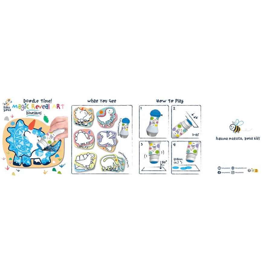 Magische Kunst Kit - Dinosaurussen