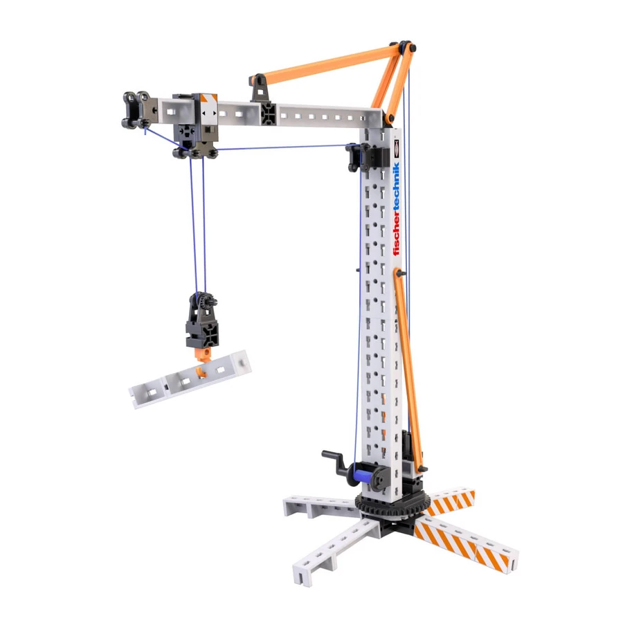 STEM Kit Crane assembly and handling crane, Fischertechnik