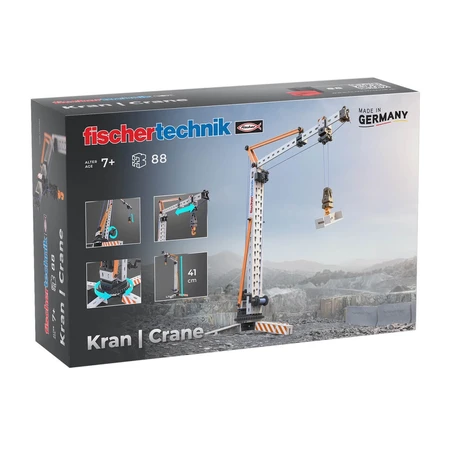 STEM Kit Crane assembly and handling crane, Fischertechnik
