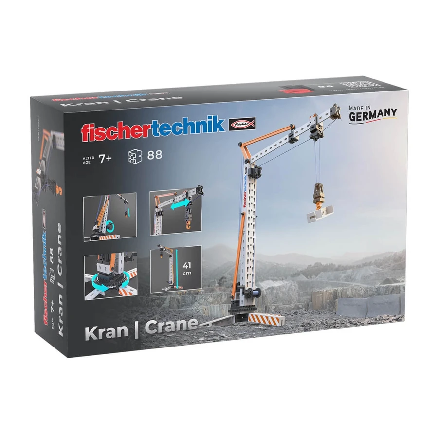 STEM Kit Crane assembly and handling crane, Fischertechnik