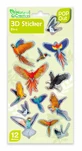 Pegatinas 3D - Pájaros, colección Natural Creations