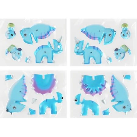 3D Stickers - Dinosaurs