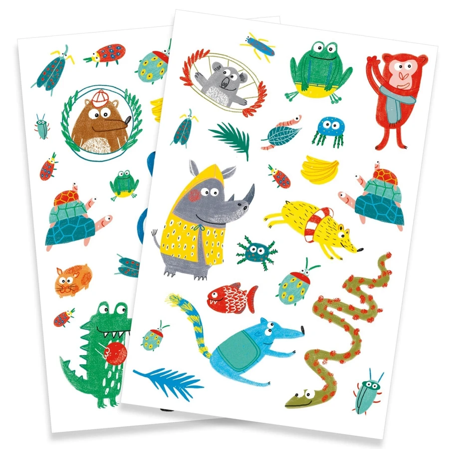 Djeco Tattoos Animales con boca