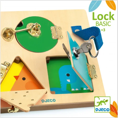 Lock Basic educational game, Djeco