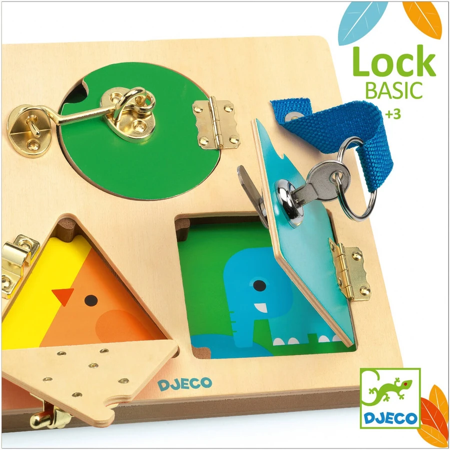 Lock Basic educational game, Djeco