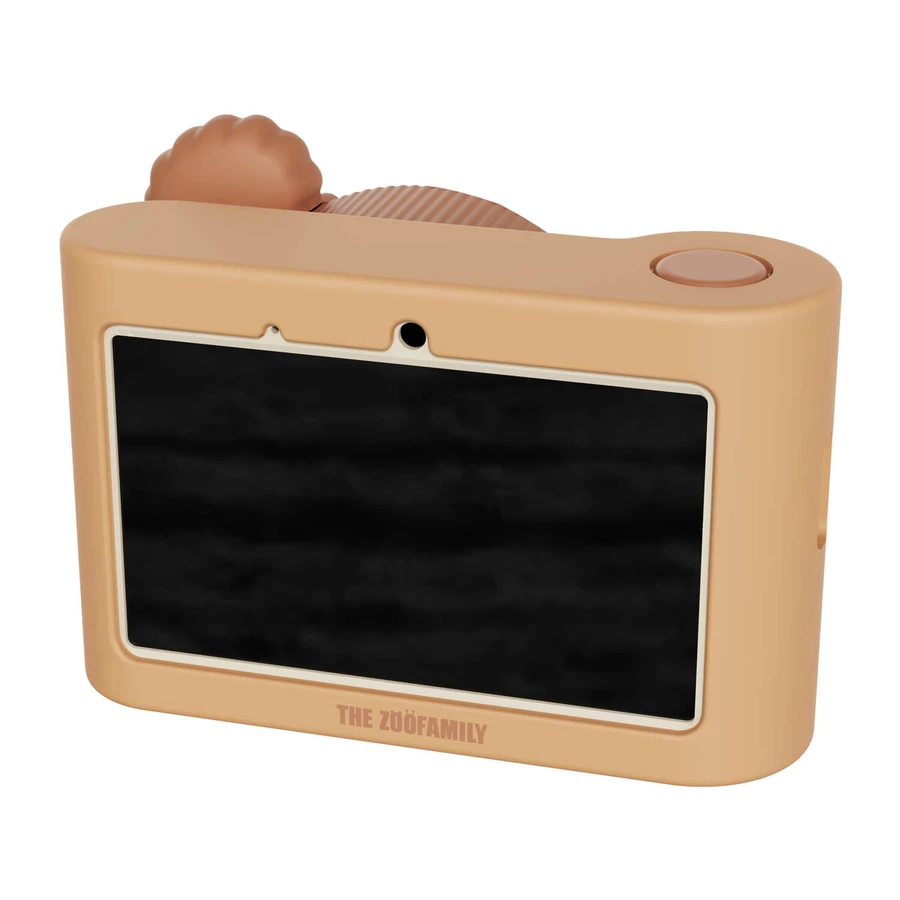 Digital video camera for kids with touch screen and selfie camera, Urban Zoo - Lion