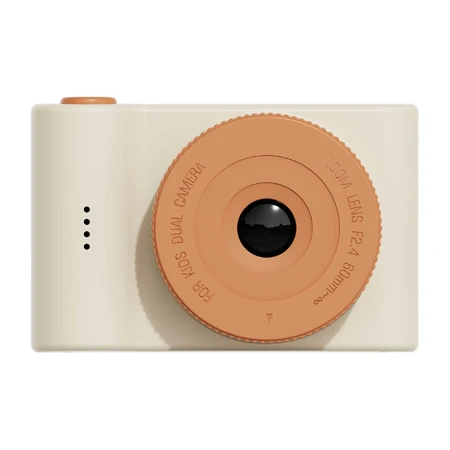 Digital video camera for kids with touch screen and selfie camera, Urban Zoo - Lion