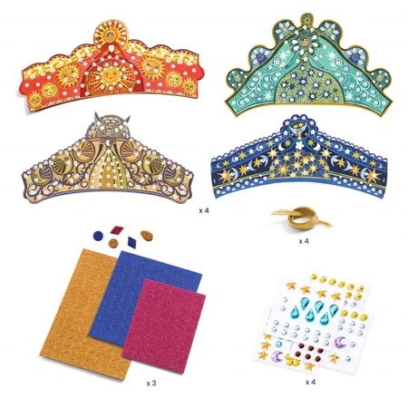 Juego de diademas DIY, Djeco
