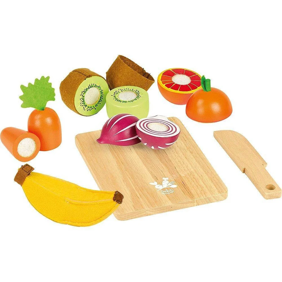 Fruits and vegetables for cutting