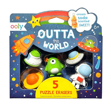 Scented Erasers: Space (Set of 5)