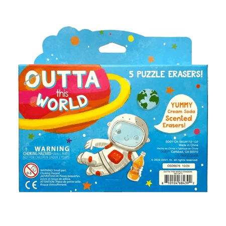 Scented Erasers: Space (Set of 5)