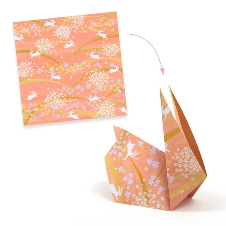 Juego de hojas de origami creativo Haru, Djeco