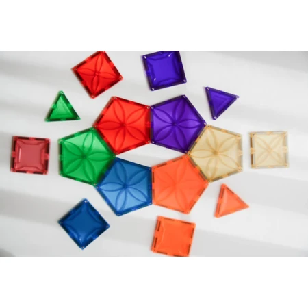 Magblox magnetic set - 6 magnetic pentagon pieces for construction
