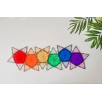 Magblox magnetic set - 6 magnetic pentagon pieces for construction