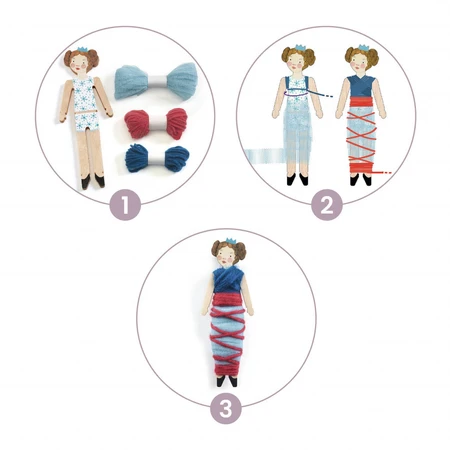 DIY Djeco set, Dolls for sweet dreams