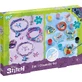 Set creativo DIY 2 en 1, Crea pulseras y figuritas de escayola, Disney Lilo y Stitch