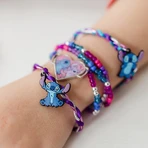 Set creativo DIY 2 en 1, Crea pulseras y figuritas de escayola, Disney Lilo y Stitch