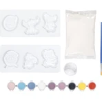 Set creativo DIY 2 en 1, Crea pulseras y figuritas de escayola, Disney Lilo y Stitch