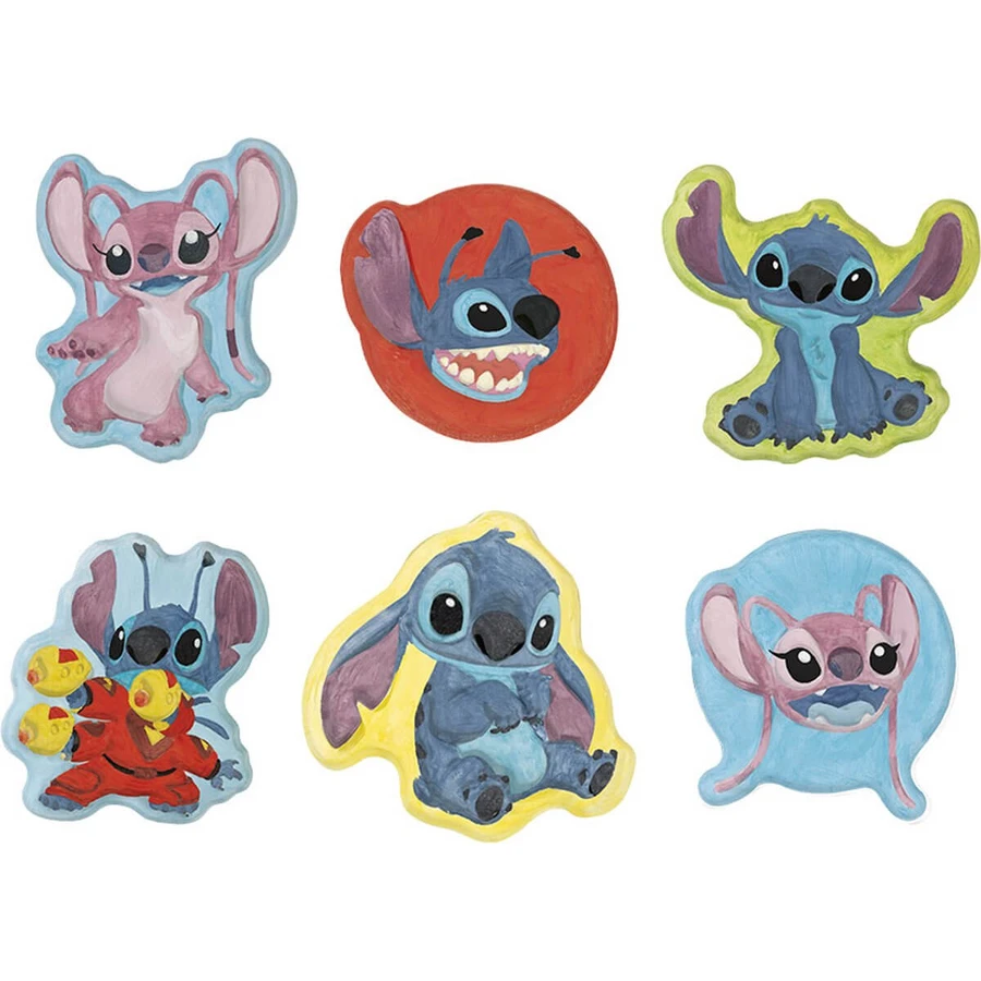 Set creativo DIY 2 en 1, Crea pulseras y figuritas de escayola, Disney Lilo y Stitch