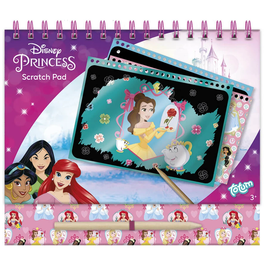 Creatieve Disney Prinses schraap- en kleurset