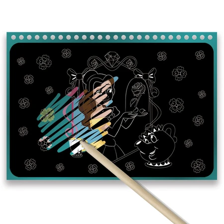 Creatieve Disney Prinses schraap- en kleurset