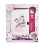 Girabrilla Secret Diary - Magic Unicorn - bolígrafo con tinta invisible y candado