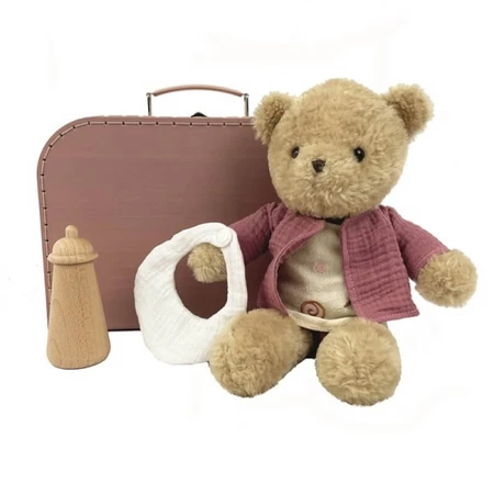 Morrisette - ours en peluche avec valise, jouets Egmont