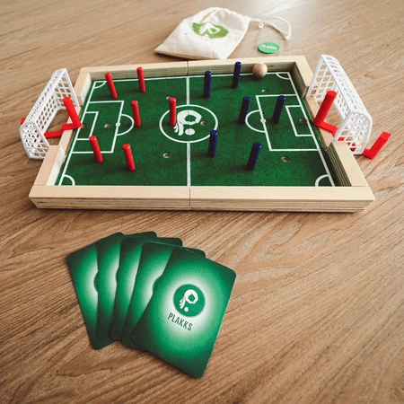 Tischspiel - Mini-Fußball, Plakks