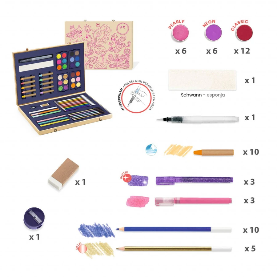 Djeco bunte Farben Box
