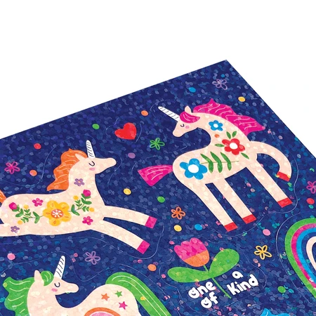 Holographische Glitzersticker Stickiville Magical Unicorns