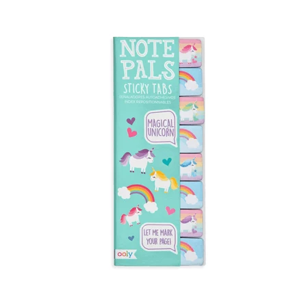 Set aus Karteikarten und Haftnotizen, Note Pals Magic Unicorns