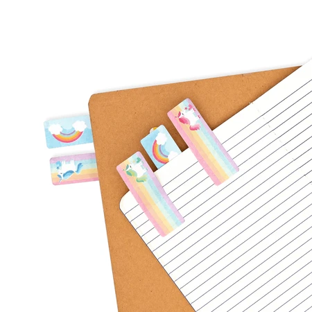 Set aus Karteikarten und Haftnotizen, Note Pals Magic Unicorns