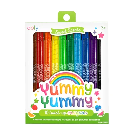 Lápices de colores perfumados - Yummy Yummy, set de 10