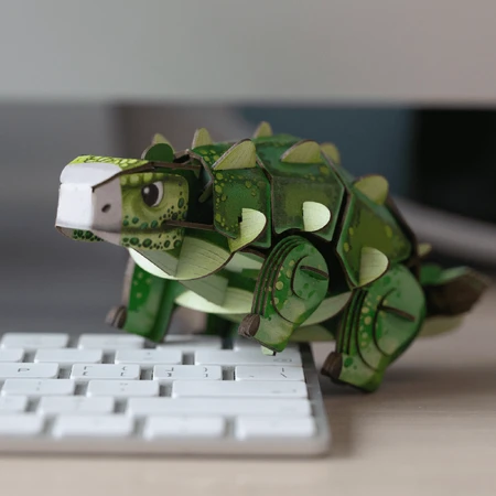 3D Sound Puzzle - Ankylosaurus, Build 'n' Sound