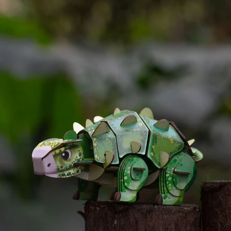 3D Sound Puzzle - Ankylosaurus, Build 'n' Sound