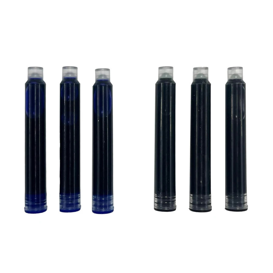 Recharges pour stylos Splendid - encre bleue et noire, lot de 6