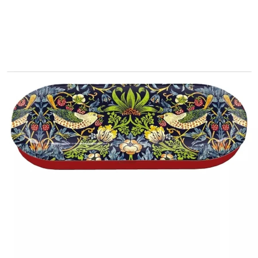 William Morris Strawberry Thief glasses case, Fridolin