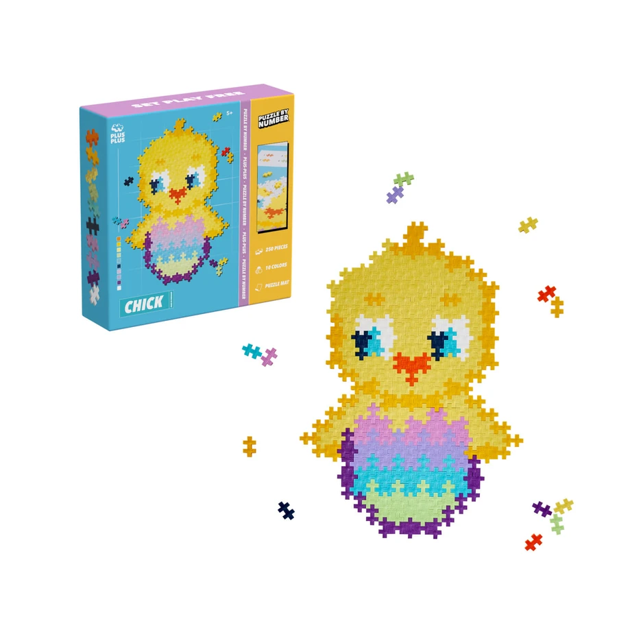 Plus-Plus Getallen Puzzels, 250 stukjes, Kip